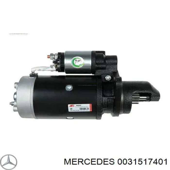 0031517401 Mercedes motor de arranque