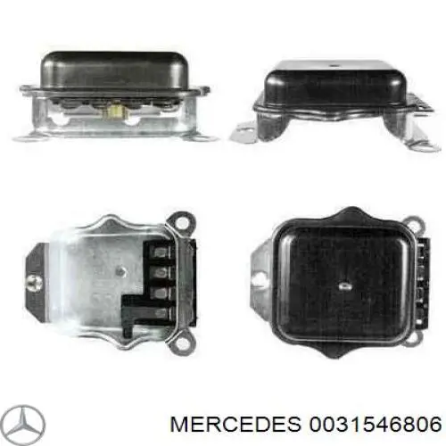 0031546806 Mercedes regulador de rele del generador (rele de carga)