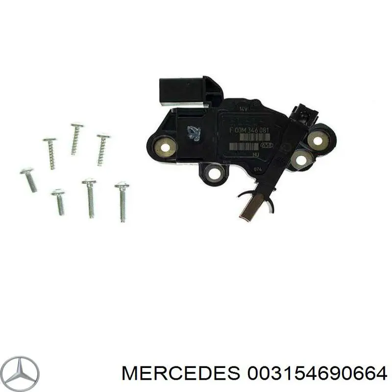003154690664 Mercedes regulador del alternador