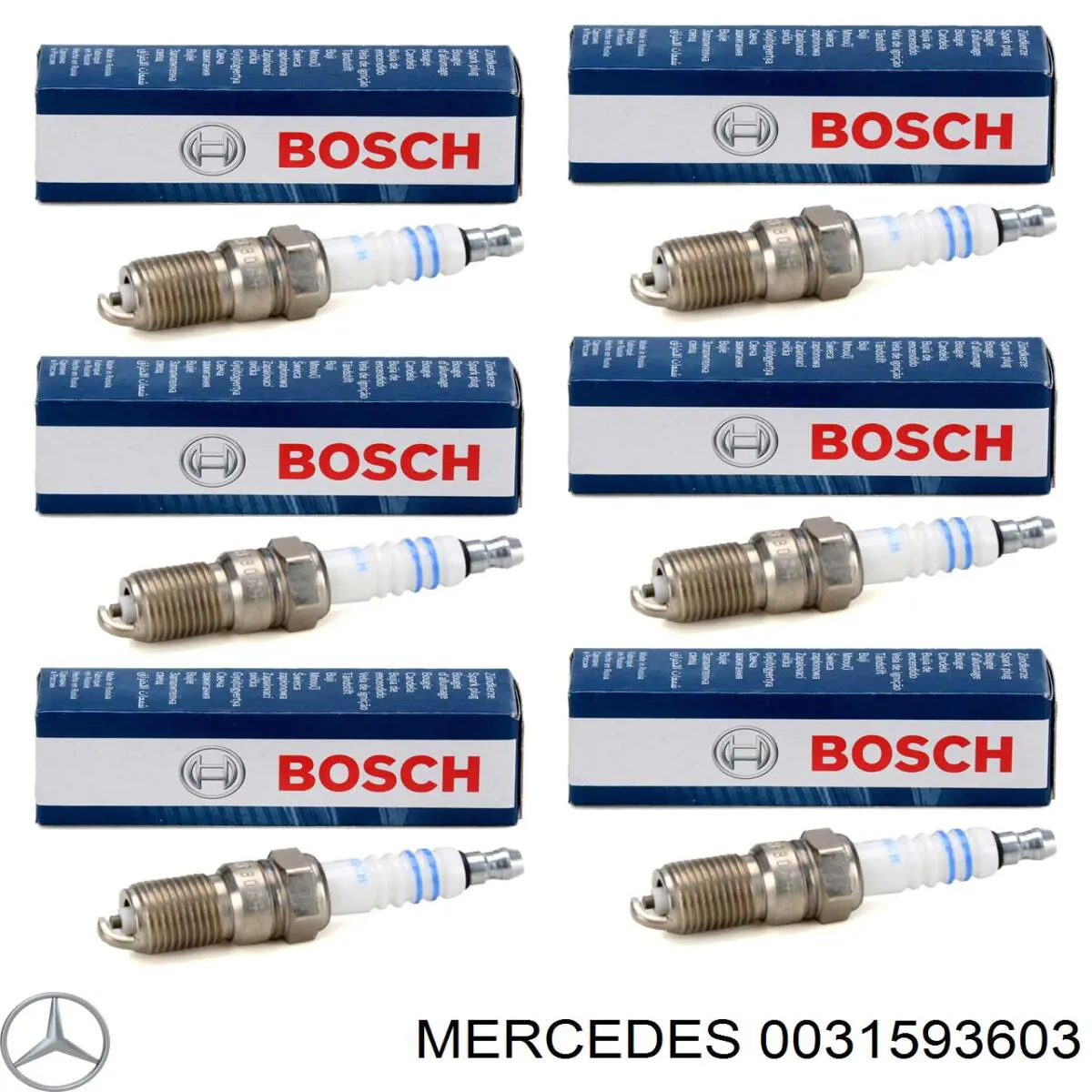 0031593603 Mercedes bujía
