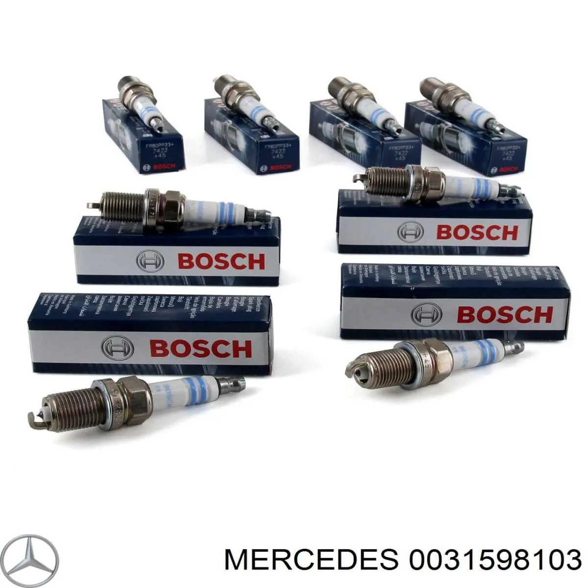 0031598103 Mercedes Bujía de ignición