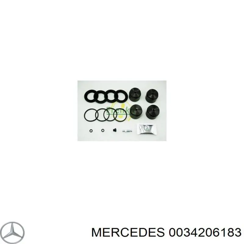 A0034206183 Mercedes pinza de freno delantera izquierda