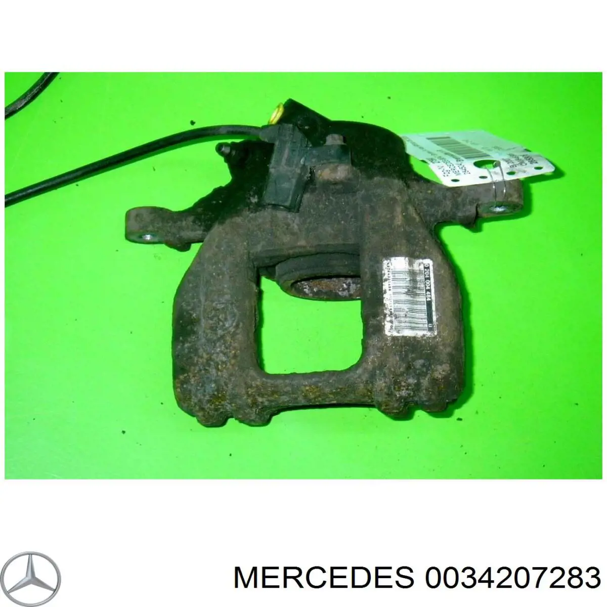 0034207283 Mercedes pinza de freno trasero derecho