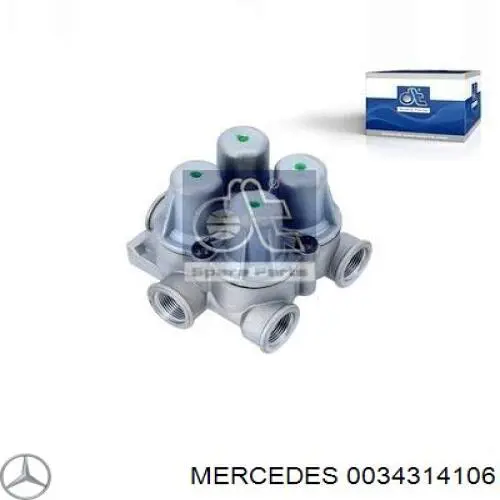 Válvula limitadora de presión neumática Mercedes 0034314106 precio, desde 61,88 EUR