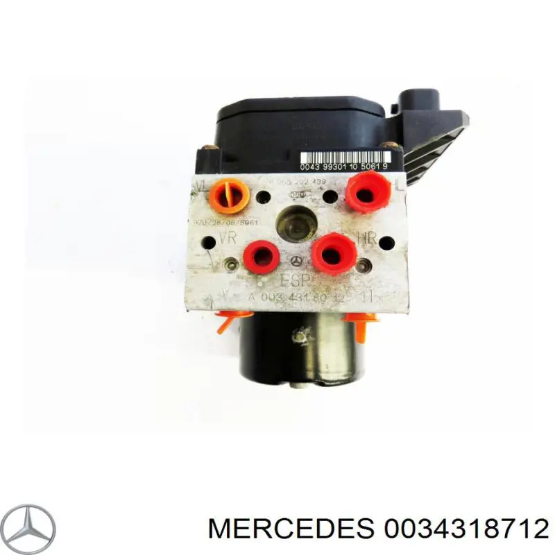 0034318712 Mercedes módulo hidráulico abs