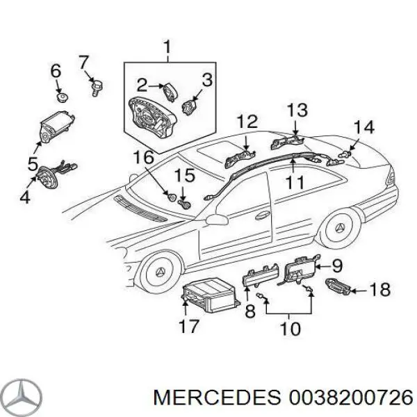 0038200726 Mercedes