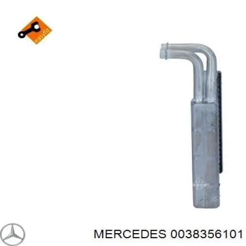 Radiador de calefacción Mercedes 0038356101 precio, desde 48,19 EUR