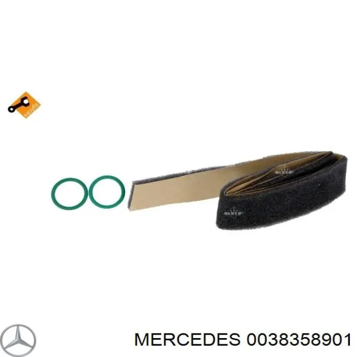 Radiador de calefacción Mercedes 0038358901 precio, desde 40,16 EUR