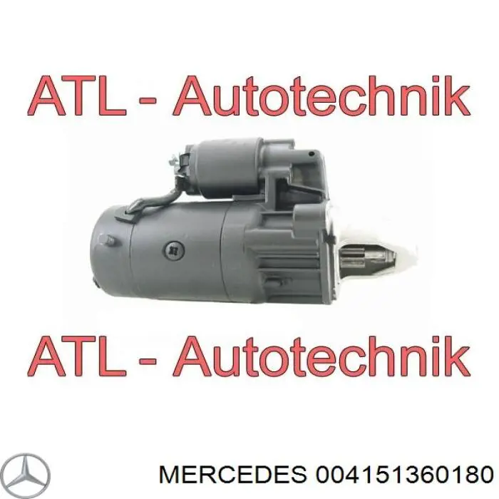 004151360180 Mercedes motor de arranque