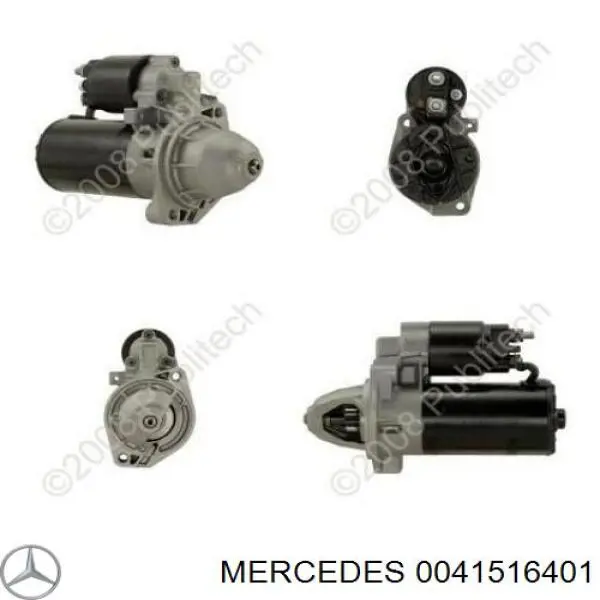 0041516401 Mercedes Arranque motores