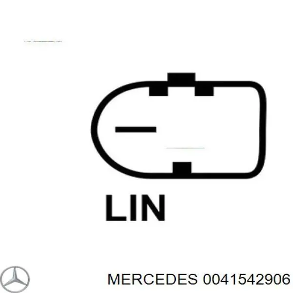 Comprar 0041542906 Mercedes Regulador del alternador