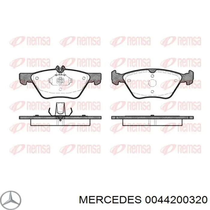 Comprar 0044200320 Mercedes Pastillas delanteras de freno