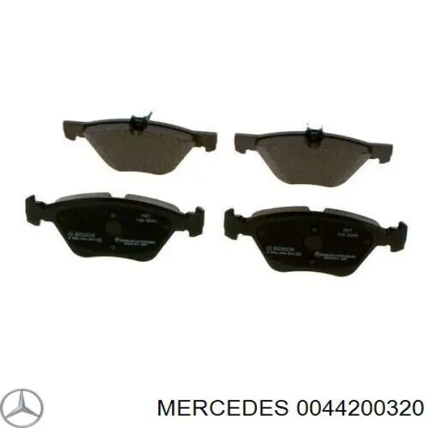 0044200320 Mercedes Pastillas delanteras