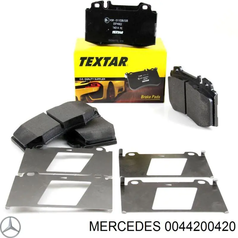 Pastillas freno delanteras Mercedes 0044200420 precio, desde 34,41 EUR