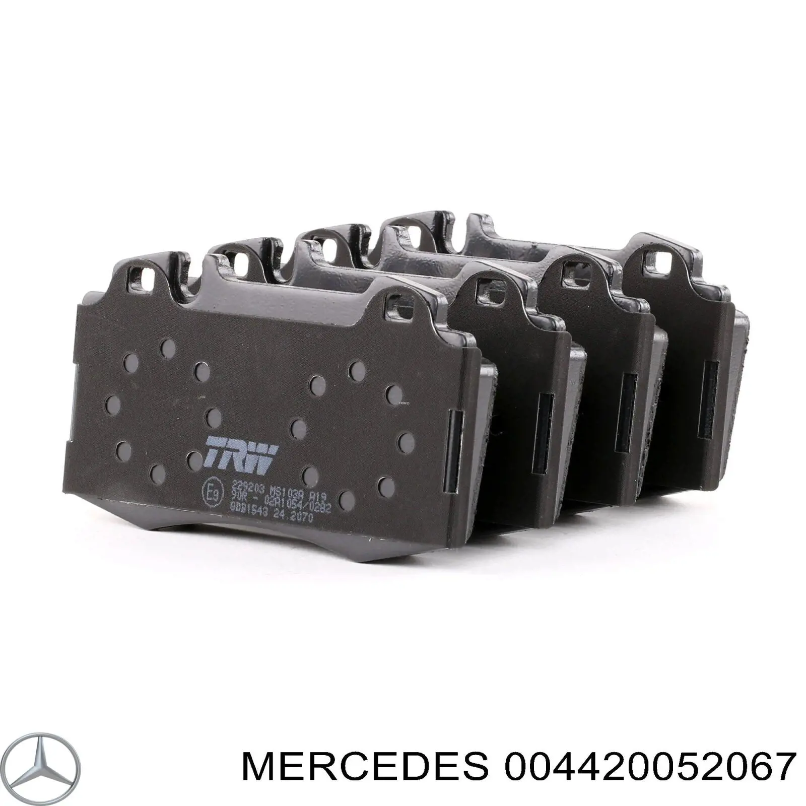 004420052067 Mercedes pastillas de freno delanteras