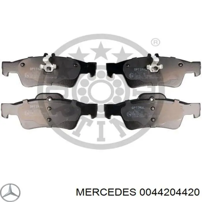 Pastillas traseras Mercedes 0044204420