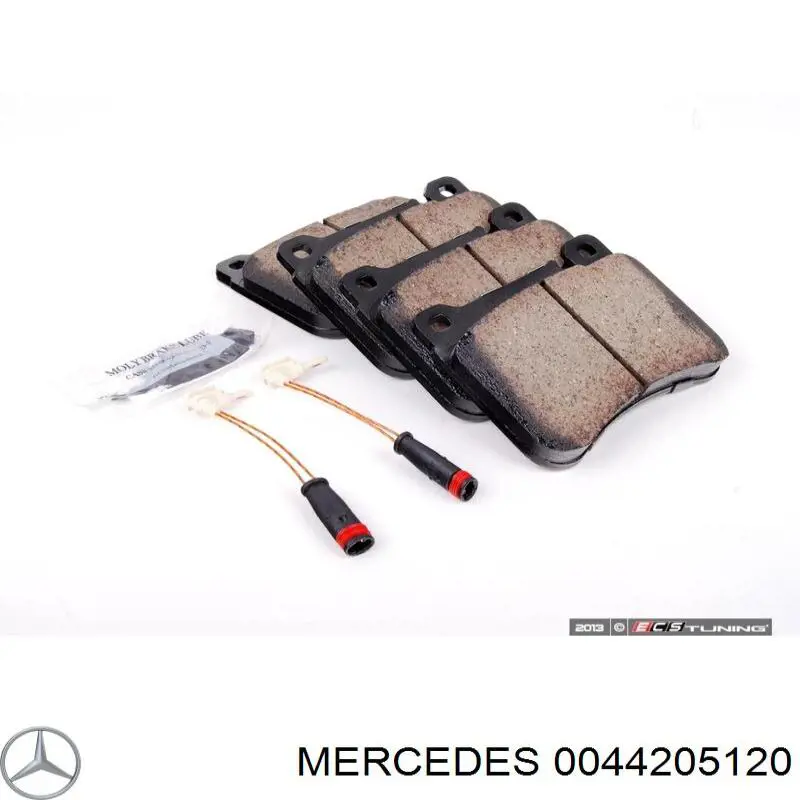 0044205120 Mercedes pastillas de freno delanteras