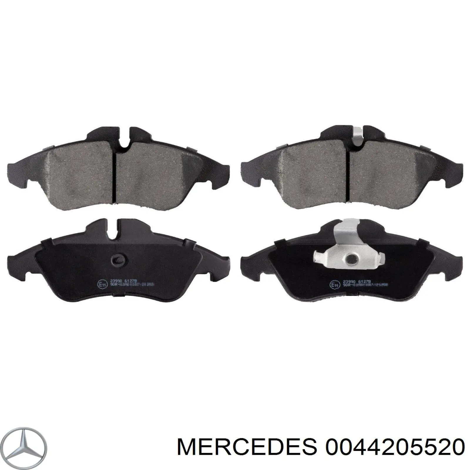 Pastillas de freno 0044205520 Mercedes
