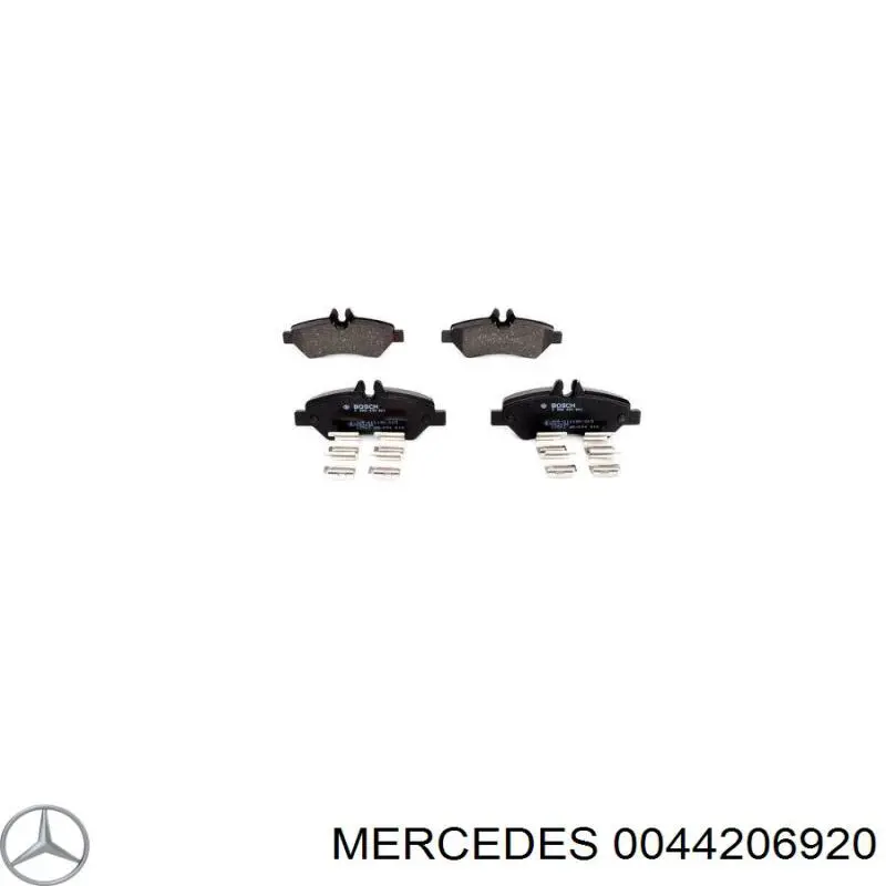 Pastillas traseras de freno Mercedes 0044206920 precio, desde 27,30 EUR