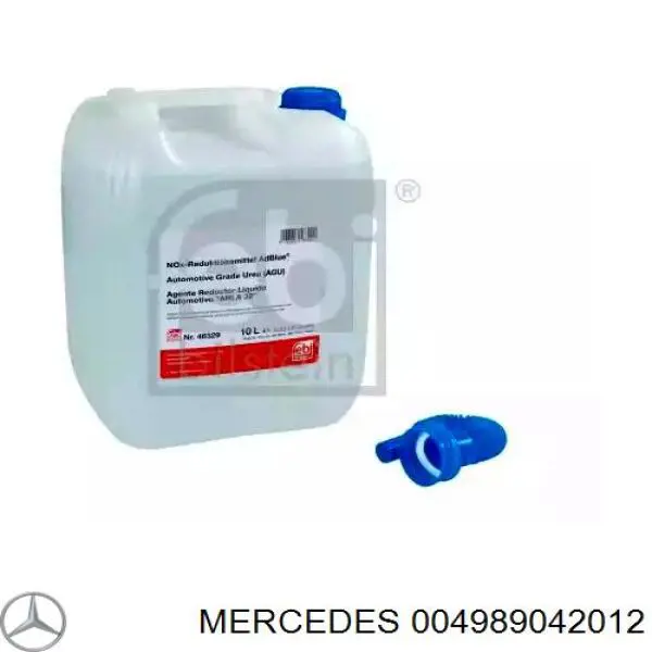 004989042012 Mercedes fluido para la neutralización de los gases de escape, urea