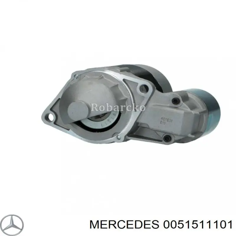 0051511101 Mercedes motor de arranque