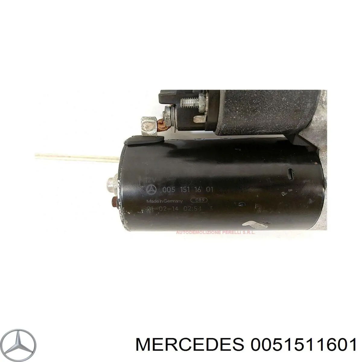 Motor de arranque 0051511601 Mercedes