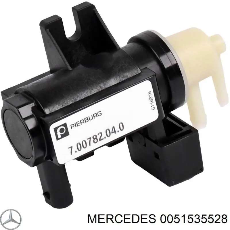 Válvula solenoide de control de presión de sobrealimentación 0051535528 Mercedes