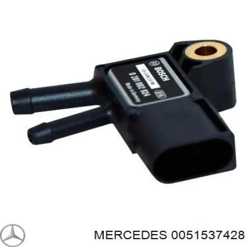 0051537428 Mercedes sensor de presion gases de escape
