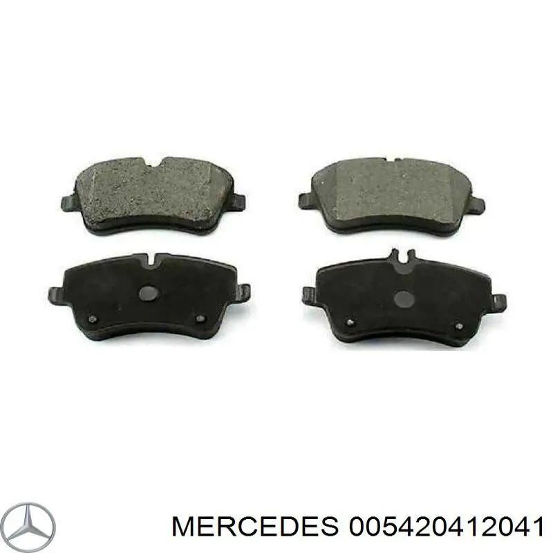 005420412041 Mercedes pastillas de freno delanteras