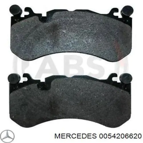 Pastillas freno delanteras Mercedes 0054206620 precio, desde 54,86 EUR