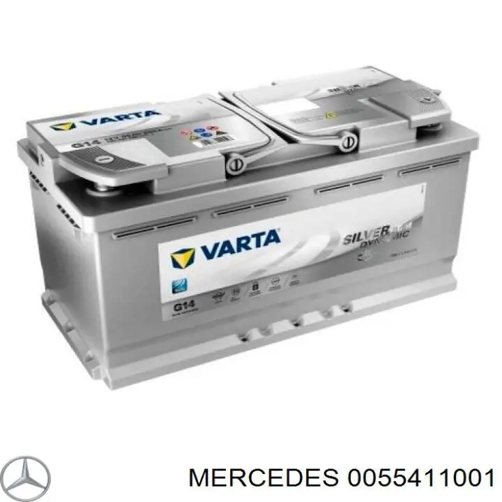 Batería de Arranque Mercedes (0055411001)