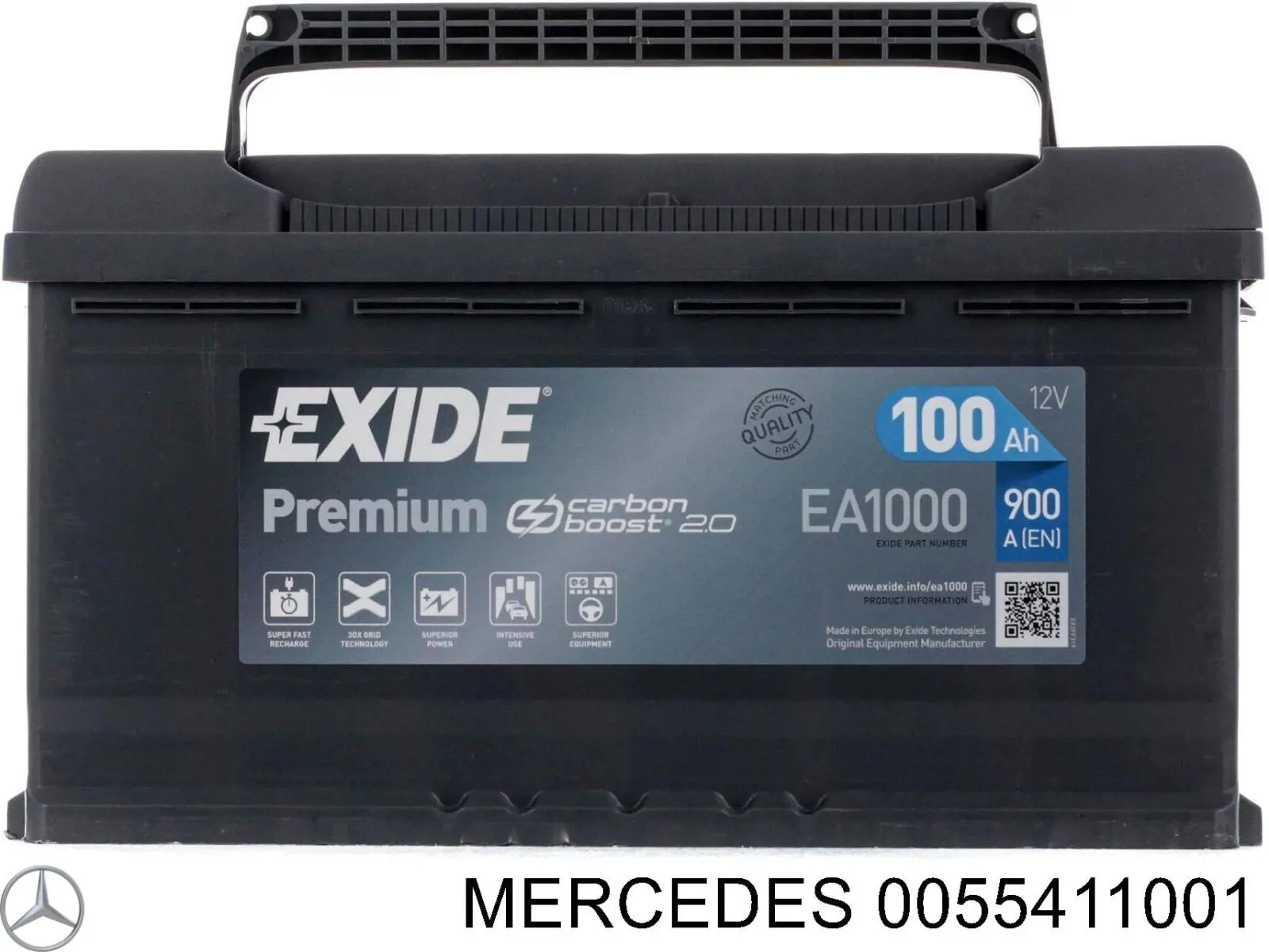Comprar 0055411001 Mercedes Batería de coche