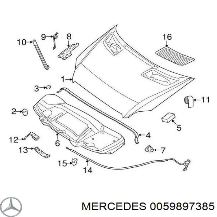 0059897385 Mercedes