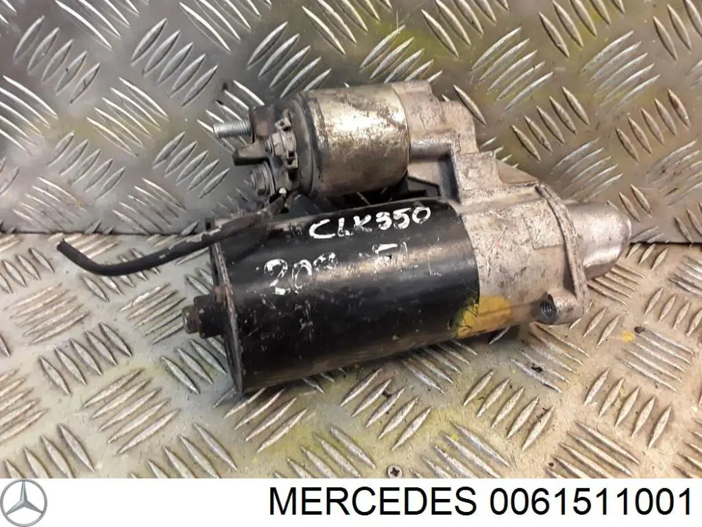 0061511001 Mercedes motor de arranque