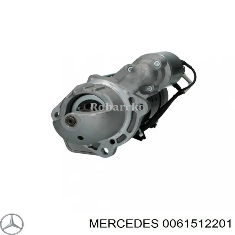 0061512201 Mercedes motor de arranque
