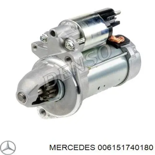 006151740180 Mercedes motor de arranque