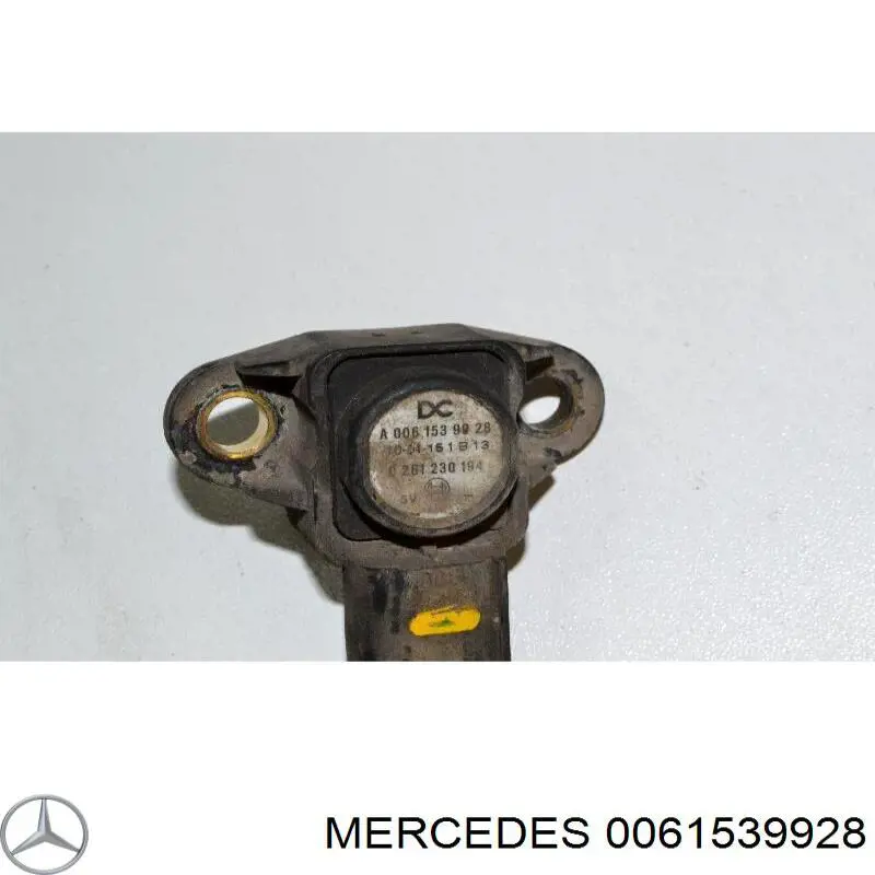 0061539928 Mercedes sensor de presion de carga (inyeccion de aire turbina)