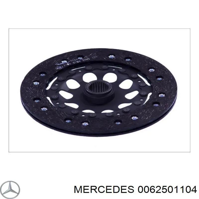 0062501104 Mercedes plato de presión del embrague