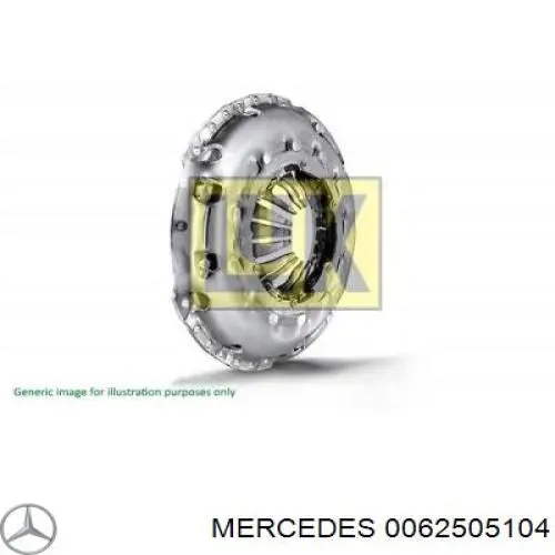 62505104 Mercedes plato de presión del embrague