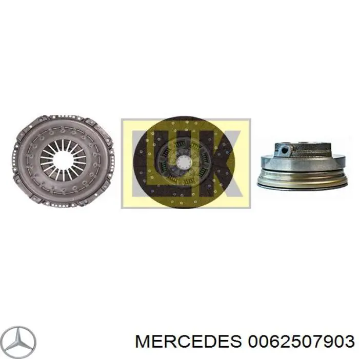 0062507903 Mercedes disco de embrague