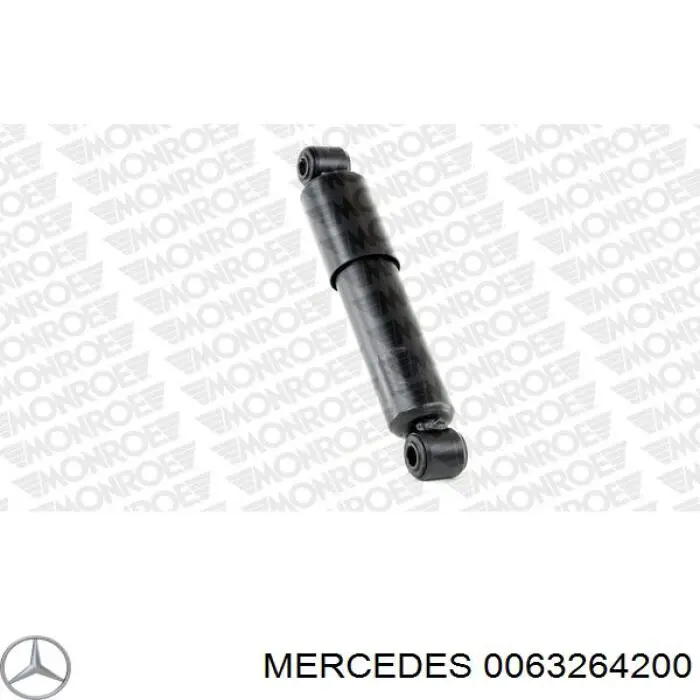 0063264200 Mercedes amortiguador trasero