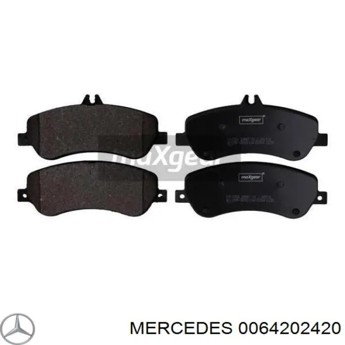 0064202420 Mercedes pastillas de freno delanteras