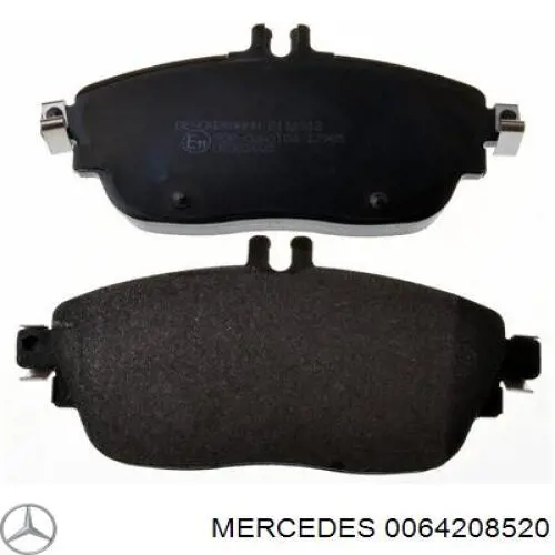 0064208520 Mercedes pastillas de freno delanteras