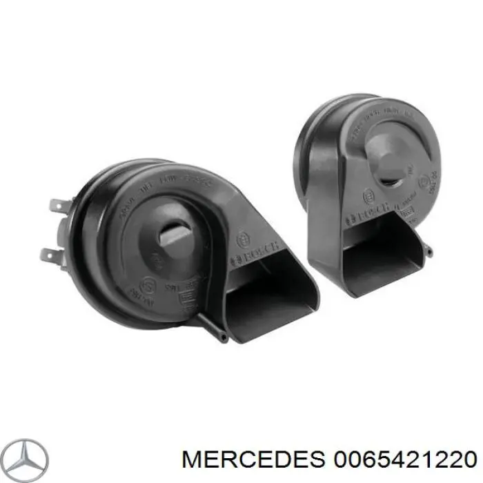 Claxon Mercedes 0065421220 precio, desde 43,56 EUR