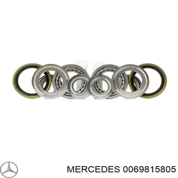 0069815805 Mercedes cojinete externo del cubo de la rueda delantera
