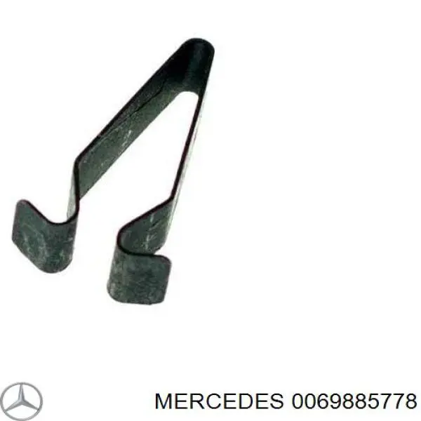 Clip de sujeción de moldura de estribo A0039884178 Mercedes