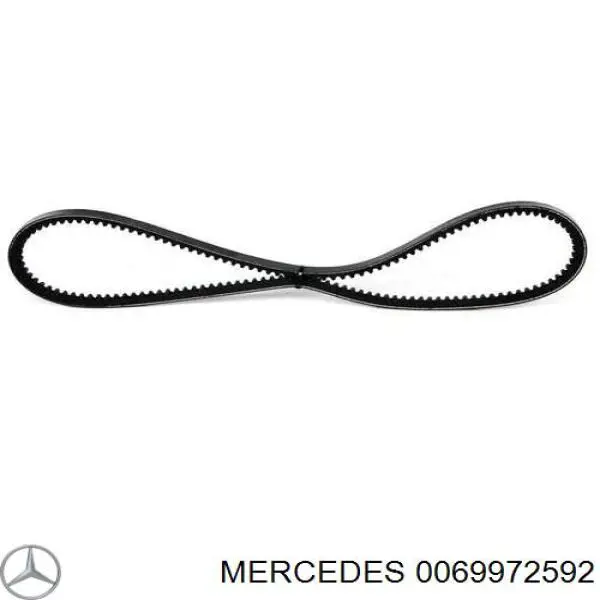 0069972592 Mercedes correa trapezoidal