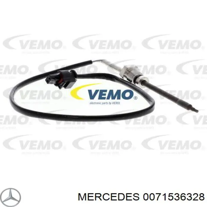 0071536328 Mercedes sensor de temperatura, gas de escape, filtro hollín/partículas