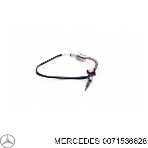 0071536628 Mercedes sensor de temperatura, gas de escape, antes de catalizador