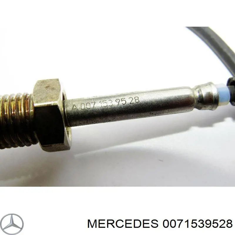 0071539528 Mercedes sensor de temperatura, gas de escape, antes de filtro hollín/partículas